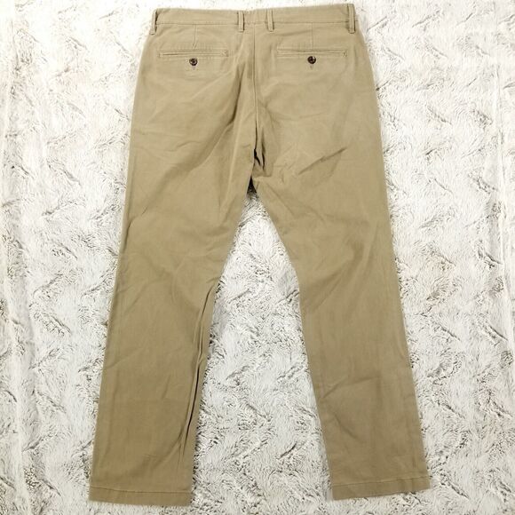 Goodfellow co Pants Mens 36×32 Brown Hennepin Chino Slim Flat front - Picture 2 of 10